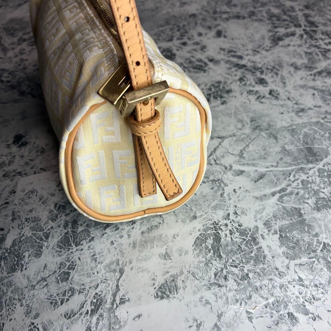 FENDI Mini Bag Accessory Pouch Hand Pouch FF Zucca Zucchino Authentic