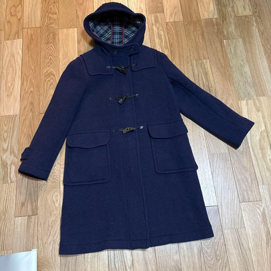 Aquascutum Coat Asian fit S US size XS Navy Authentic