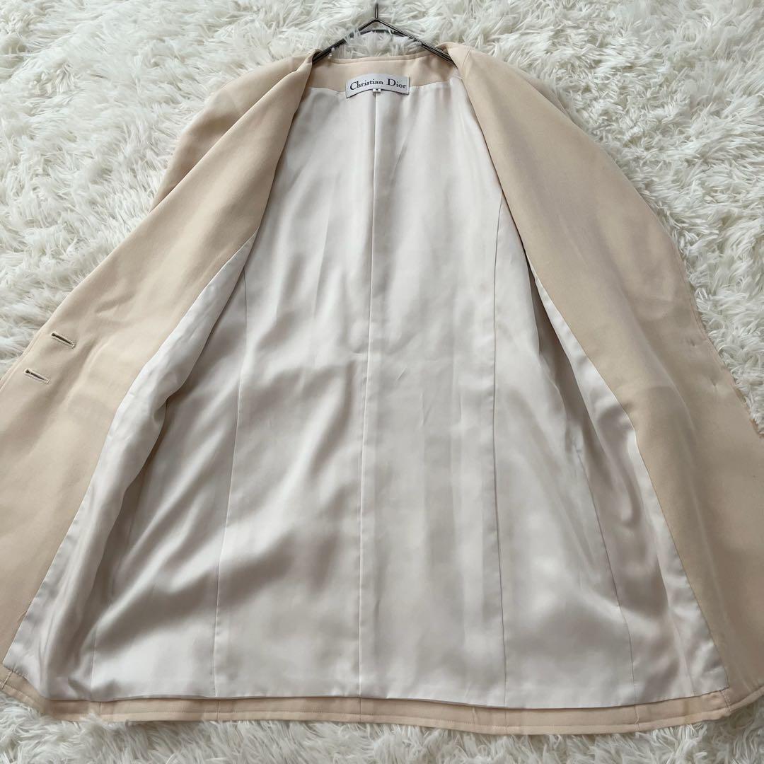 Christian Dior Tailored Jacket Asian fit M US size S Off White Authentic