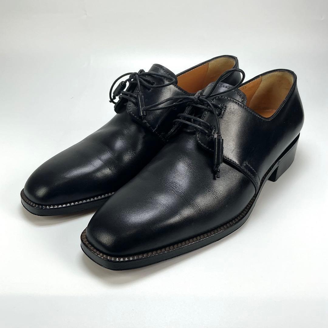 Christian Dior Loafers Dress Shoes EU 37 US 7 Leather Black Authentic