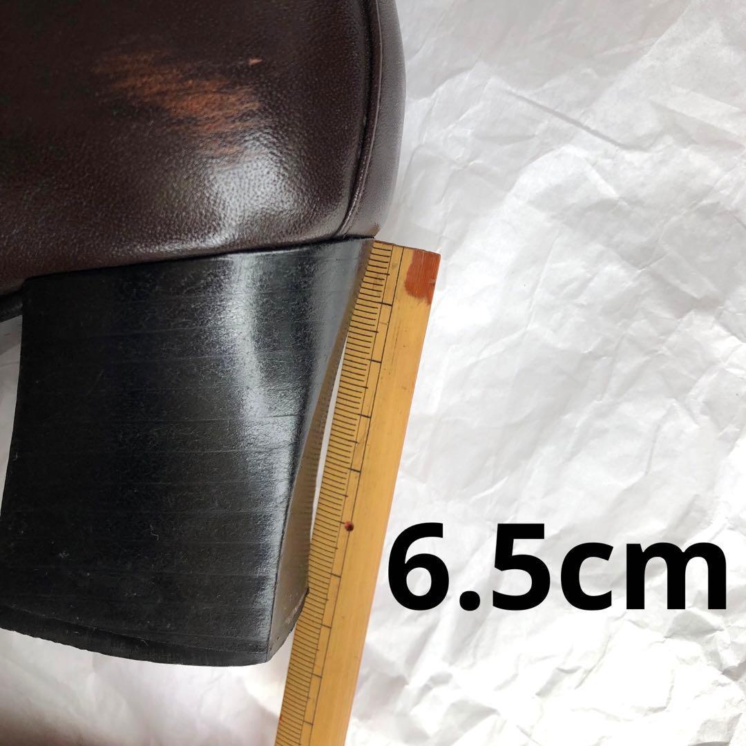 Saint Laurent Short Boots Shoes EU 36.0 US 6.0 Leather Brown Authentic