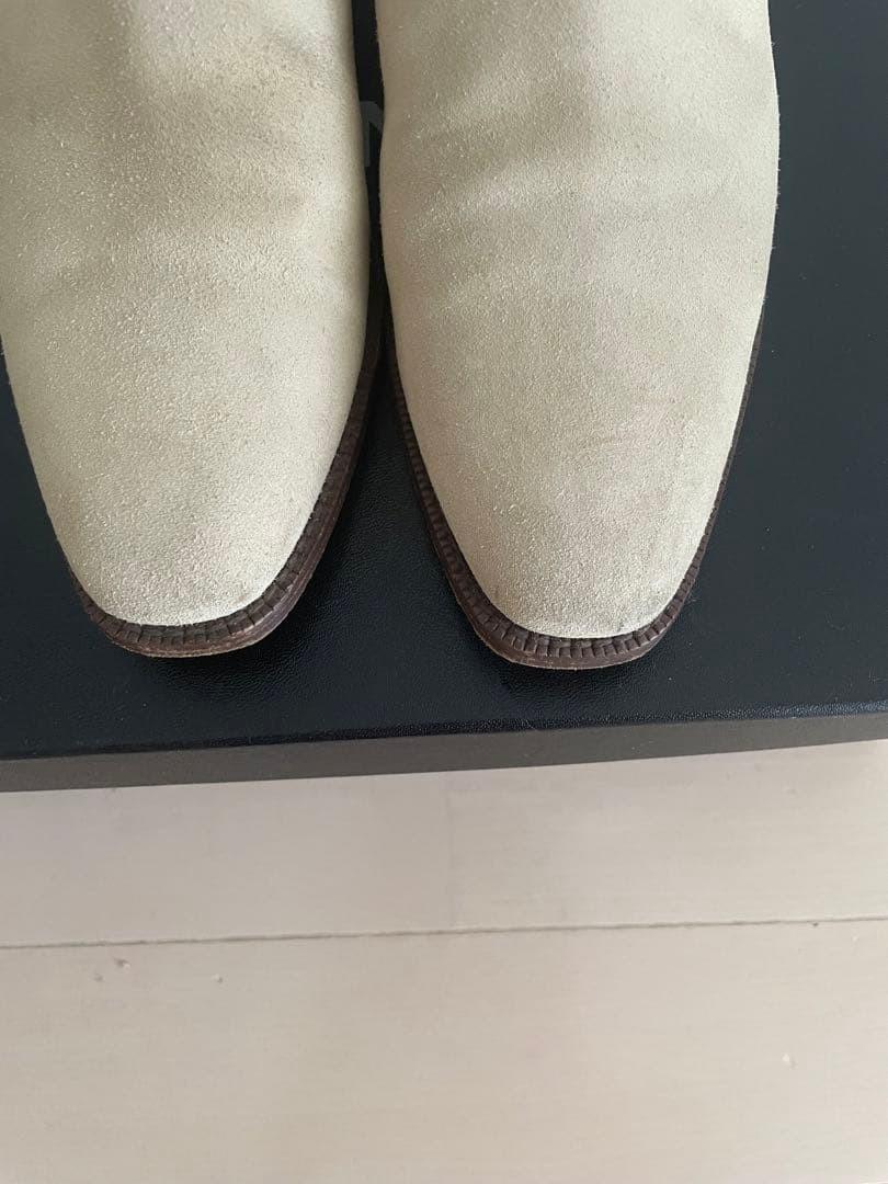 GUCCI Short Boots Shoes EU 35 US 5 Suede Beige Authentic