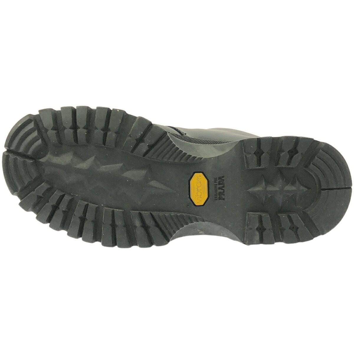 PRADA Short trekking Boots Shoes EU 36.5 US 6.5 Black Authentic