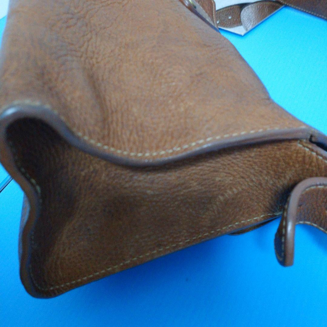 MULBERRY Shoulder Bag Purse Leather Brown Authentic
