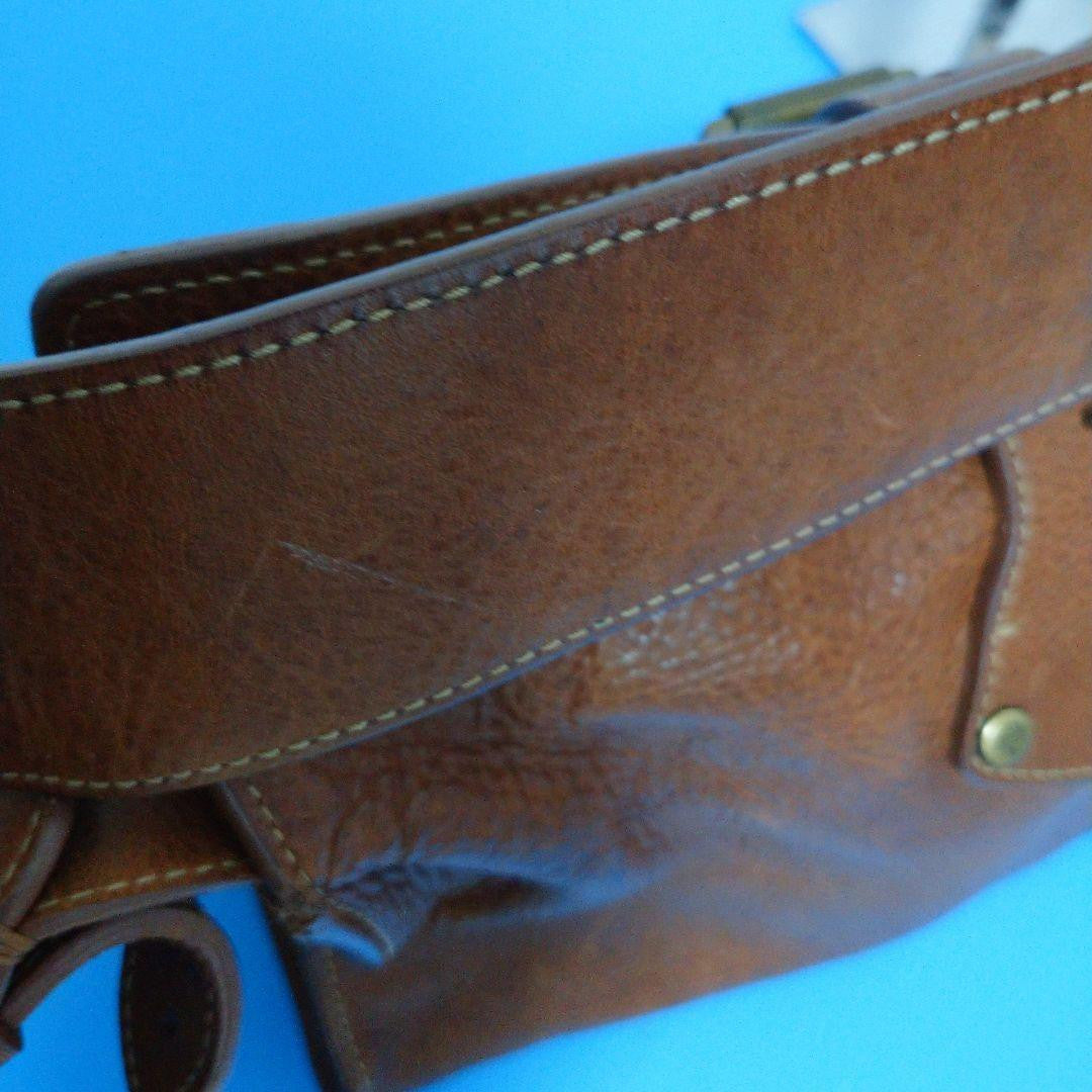 MULBERRY Shoulder Bag Purse Leather Brown Authentic