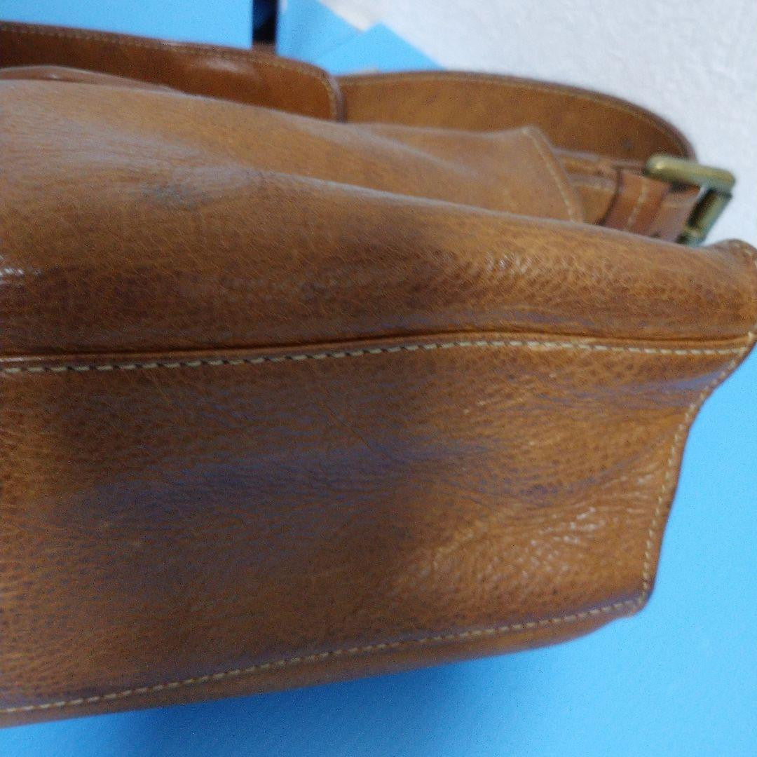 MULBERRY Shoulder Bag Purse Leather Brown Authentic