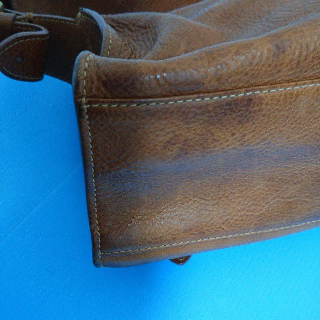 MULBERRY Shoulder Bag Purse Leather Brown Authentic