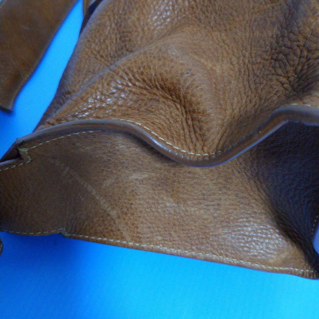 MULBERRY Shoulder Bag Purse Leather Brown Authentic