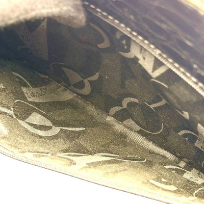 Salvatore Ferragamo Hand Bag Tote Purse Leather Black Authentic
