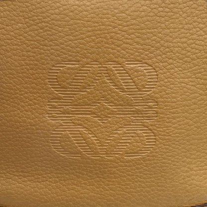 LOEWE Shoulder Bag Purse Anagram Leather Brown Authentic