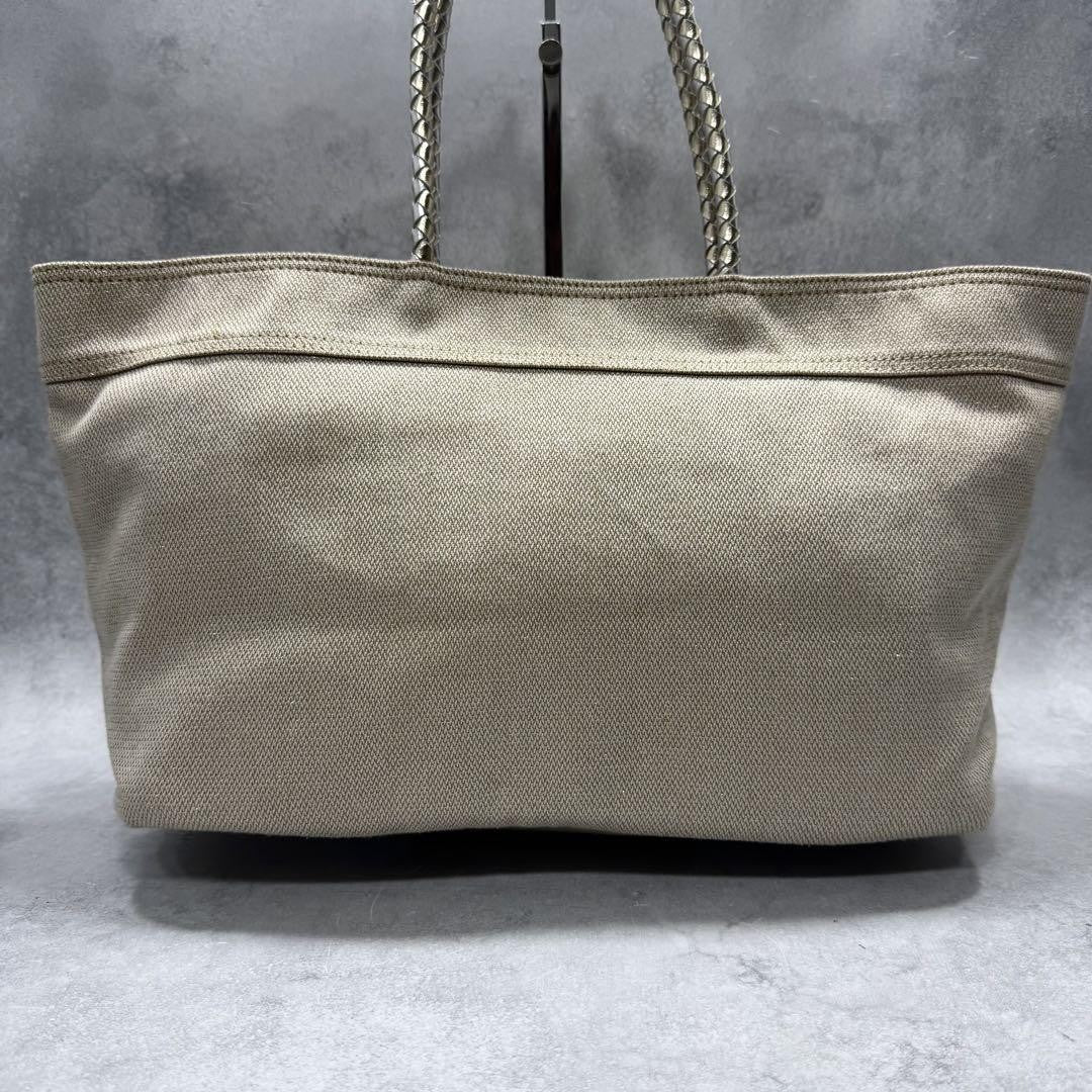 BURBERRY BLUE LABEL Purse Tote Bag shoulder bag Canvas Leather Unisex Auth