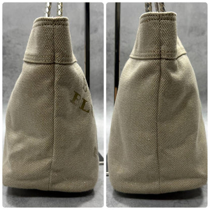 BURBERRY BLUE LABEL Purse Tote Bag shoulder bag Canvas Leather Unisex Auth