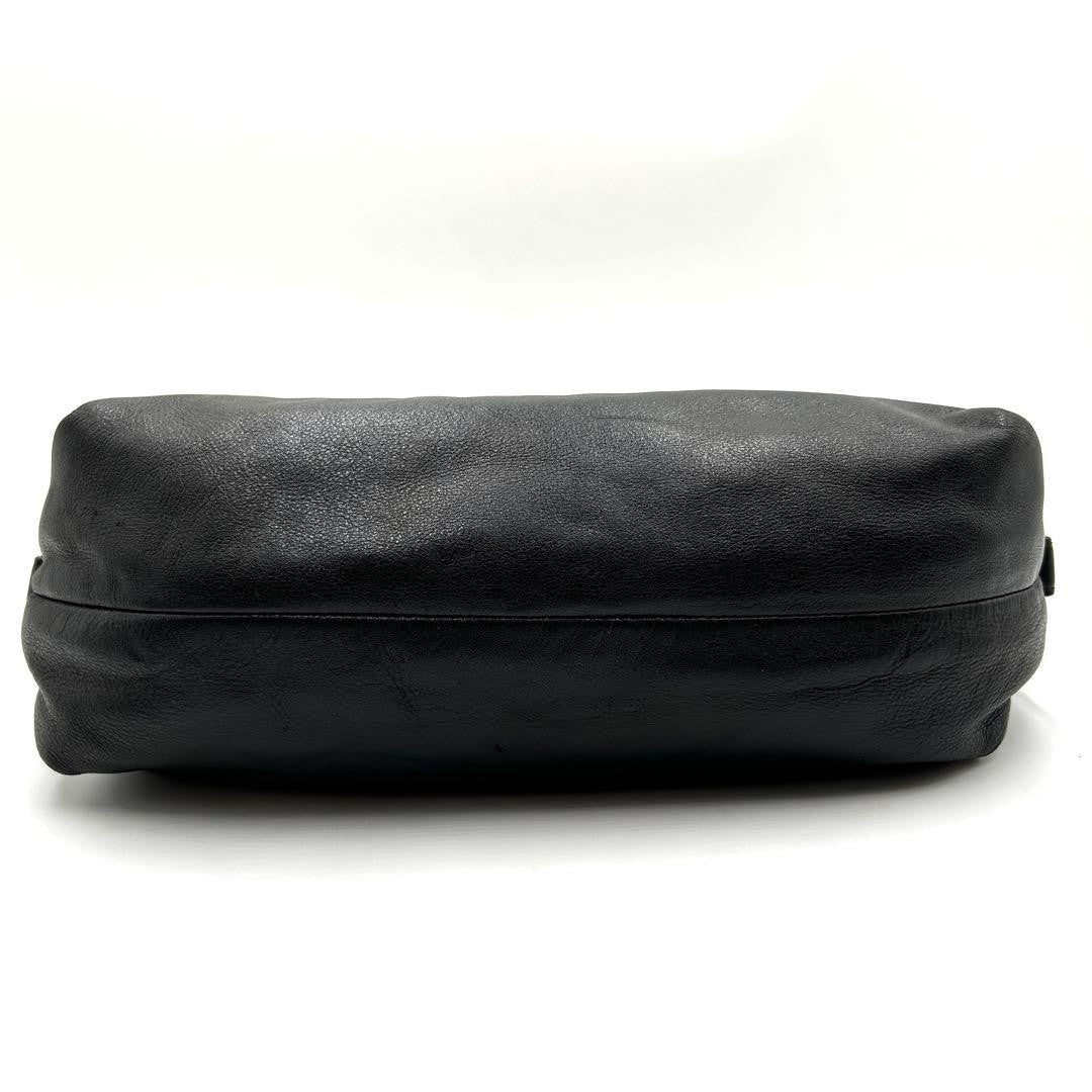 COACH Shoulder Bag Purse 2way Leather Black Authentic
