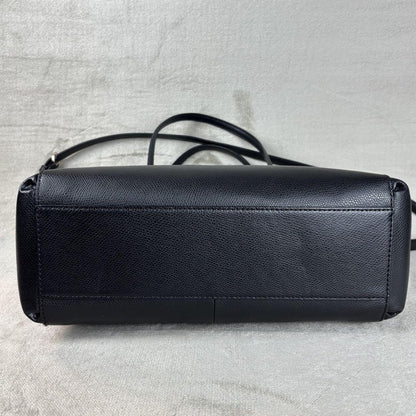 COACH Hand Shoulder Bag Tote Purse 2way Leather Black Authentic