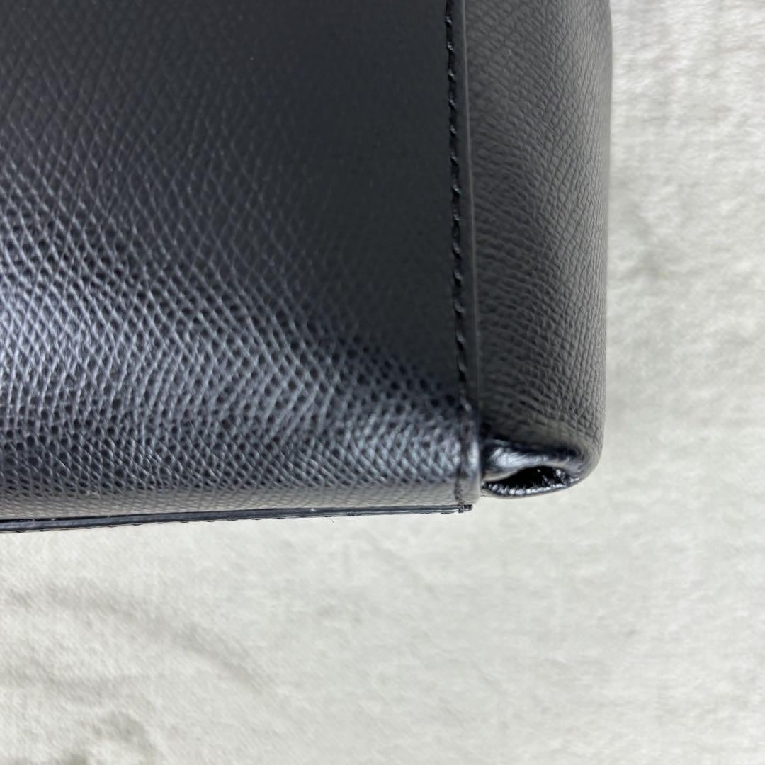 COACH Hand Shoulder Bag Tote Purse 2way Leather Black Authentic