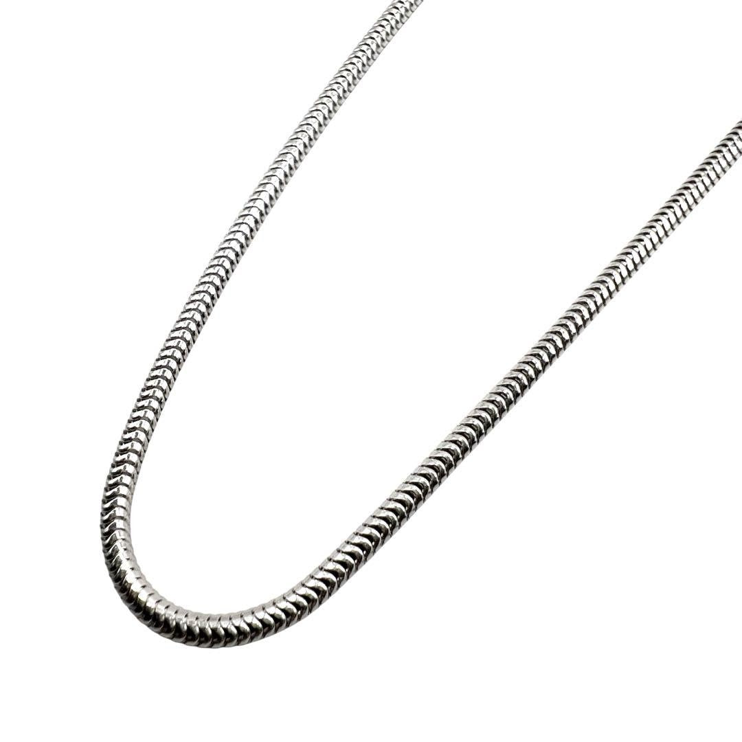 Saint Laurent Necklace Pendant YSL Cassandra Silver Authentic