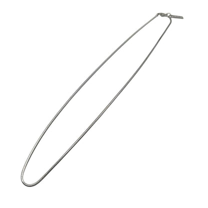 Saint Laurent Necklace Pendant YSL Cassandra Silver Authentic