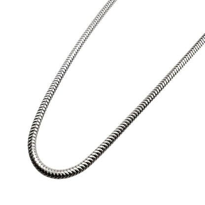 Saint Laurent Necklace Pendant YSL Cassandra Silver Authentic