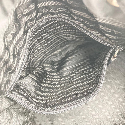 PRADA Shoulder Bag Purse Logo Nylon Black Authentic