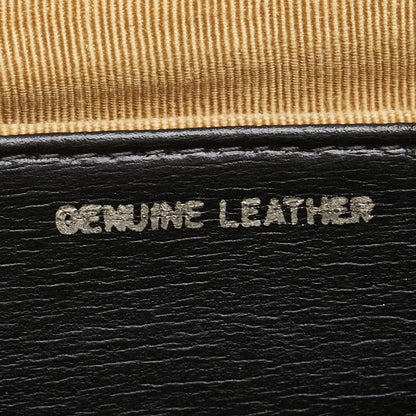 GIVENCHY Shoulder Bag Purse 4G Leather Black Authentic