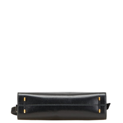 GIVENCHY Shoulder Bag Purse 4G Leather Black Authentic