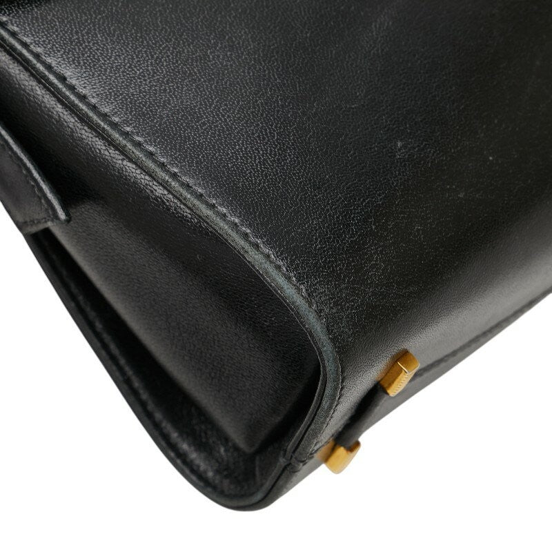 GIVENCHY Shoulder Bag Purse 4G Leather Black Authentic