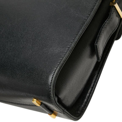 GIVENCHY Shoulder Bag Purse 4G Leather Black Authentic