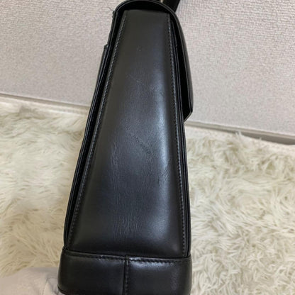 GIVENCHY Hand Bag Tote Purse 4G Leather Black Authentic