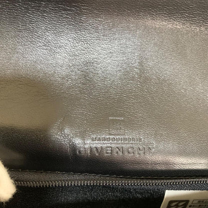 GIVENCHY Hand Bag Tote Purse 4G Leather Black Authentic