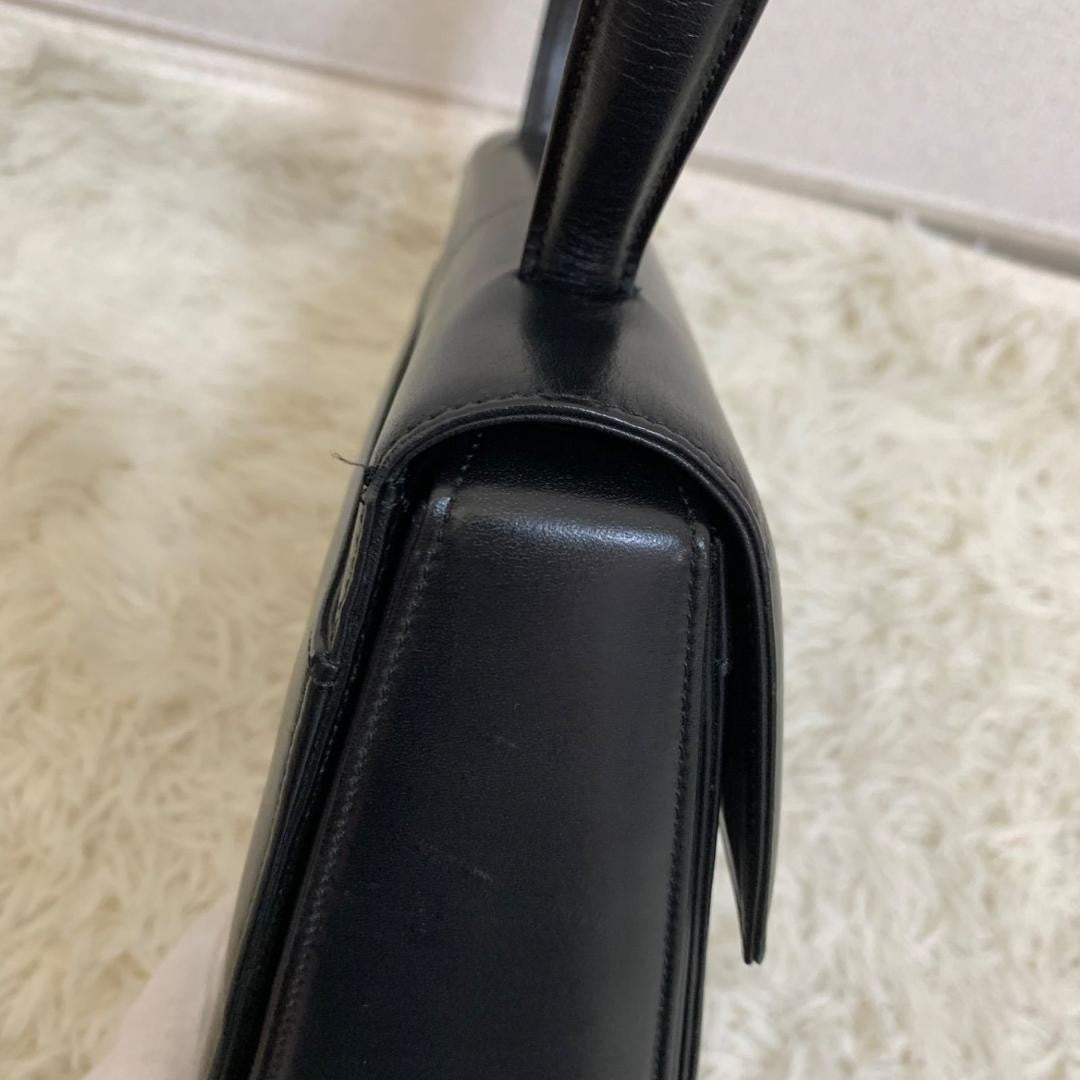 GIVENCHY Hand Bag Tote Purse 4G Leather Black Authentic