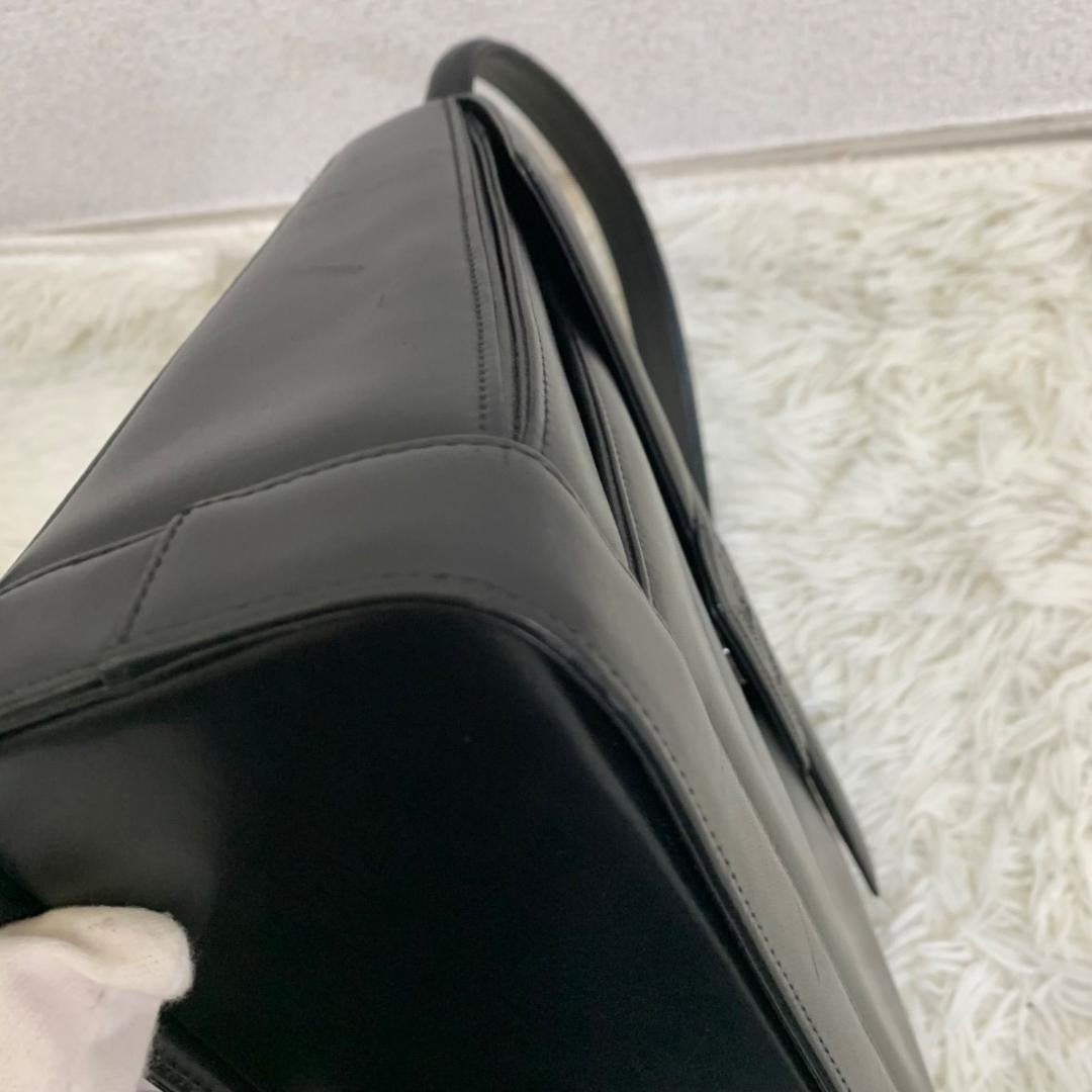 GIVENCHY Hand Bag Tote Purse 4G Leather Black Authentic
