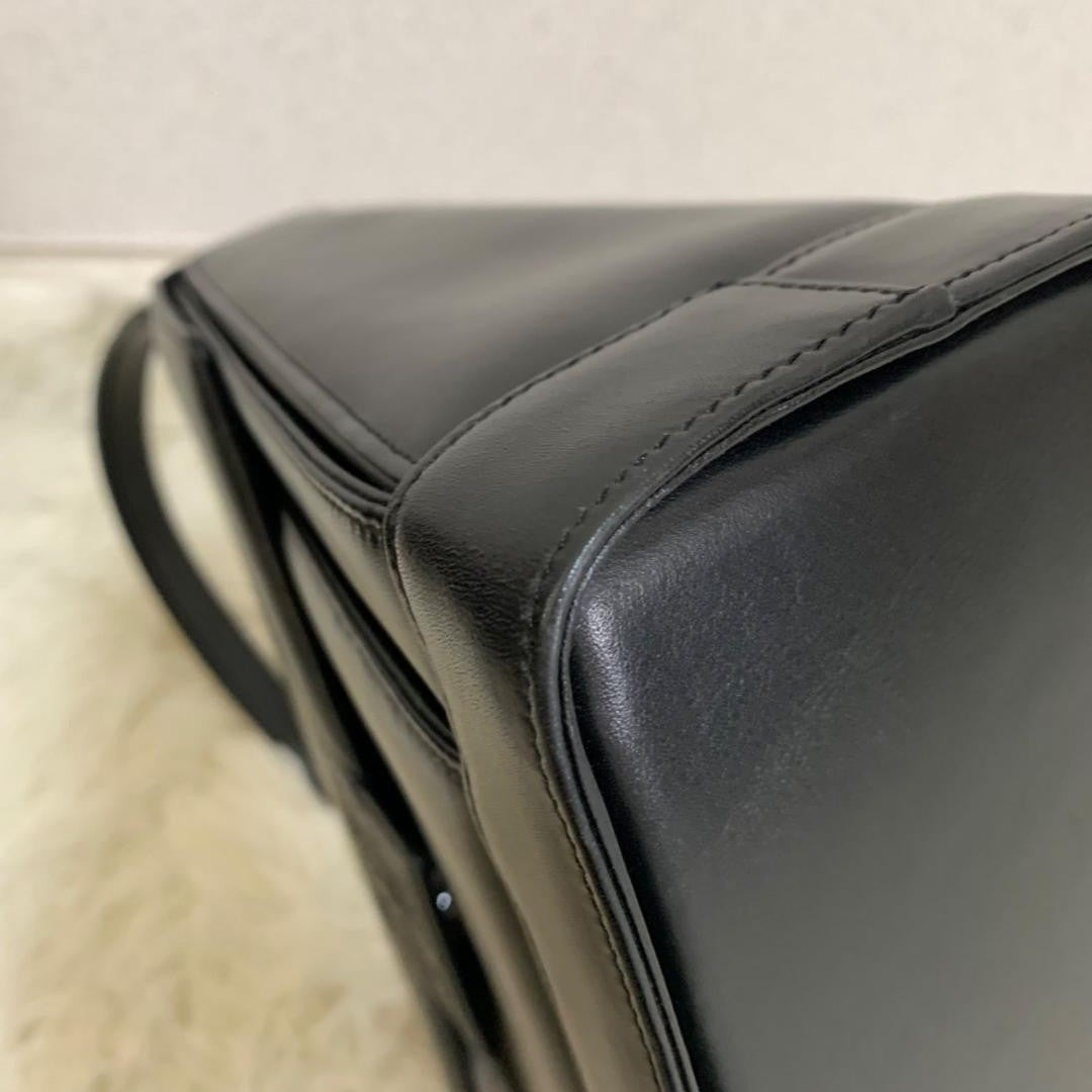 GIVENCHY Hand Bag Tote Purse 4G Leather Black Authentic
