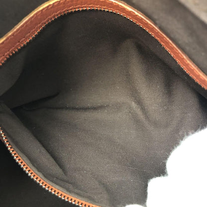TOD'S Hand Shoulder Bag Tote Purse Leather Brown Authentic