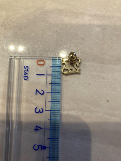FENDI Earrings Gold Women Accessory Authentic