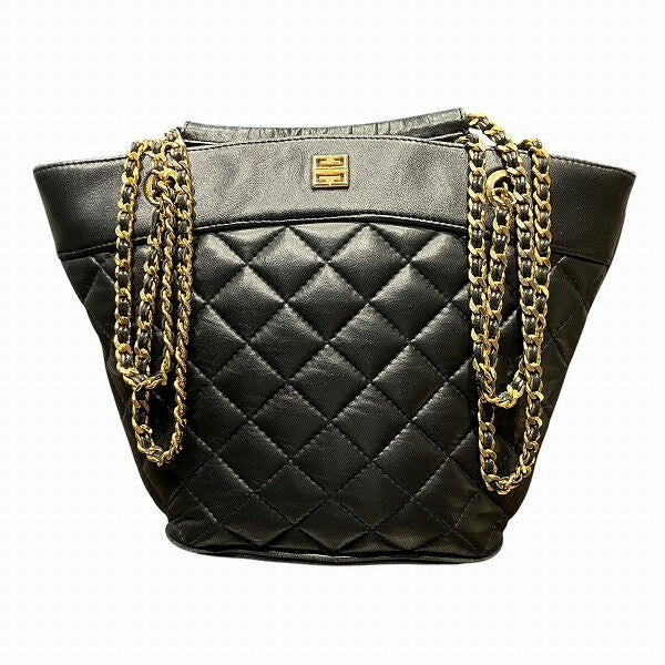 GIVENCHY Shoulder Bag Purse Leather Black Authentic