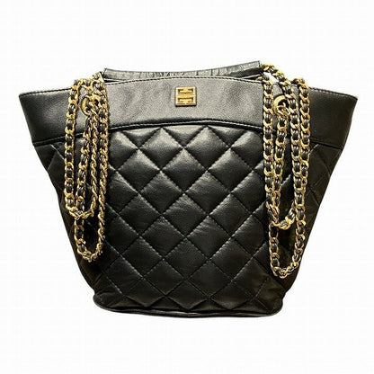 GIVENCHY Shoulder Bag Purse Leather Black Authentic