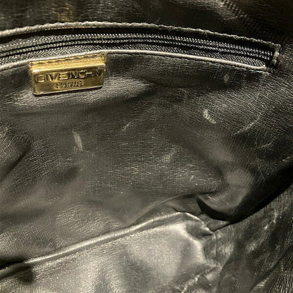 GIVENCHY Shoulder Bag Purse Leather Black Authentic