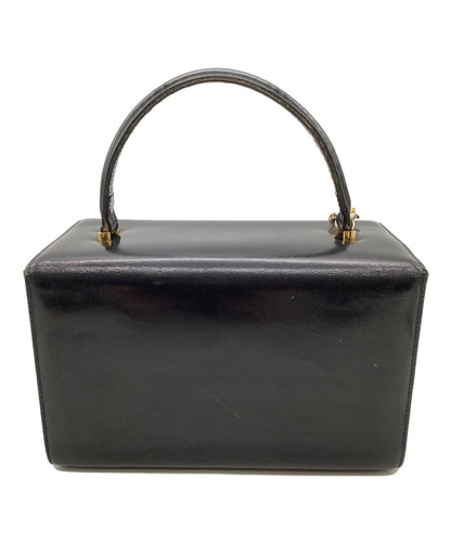 VERSACE Hand Bag Tote Purse Black Authentic