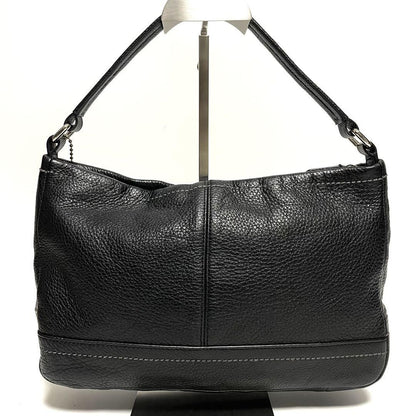 COACH Shoulder Bag Purse 2way Leather Black Authentic