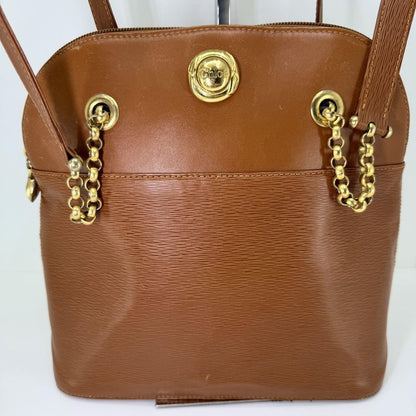 Chloe Hand Bag Tote Purse Leather Brown Authentic