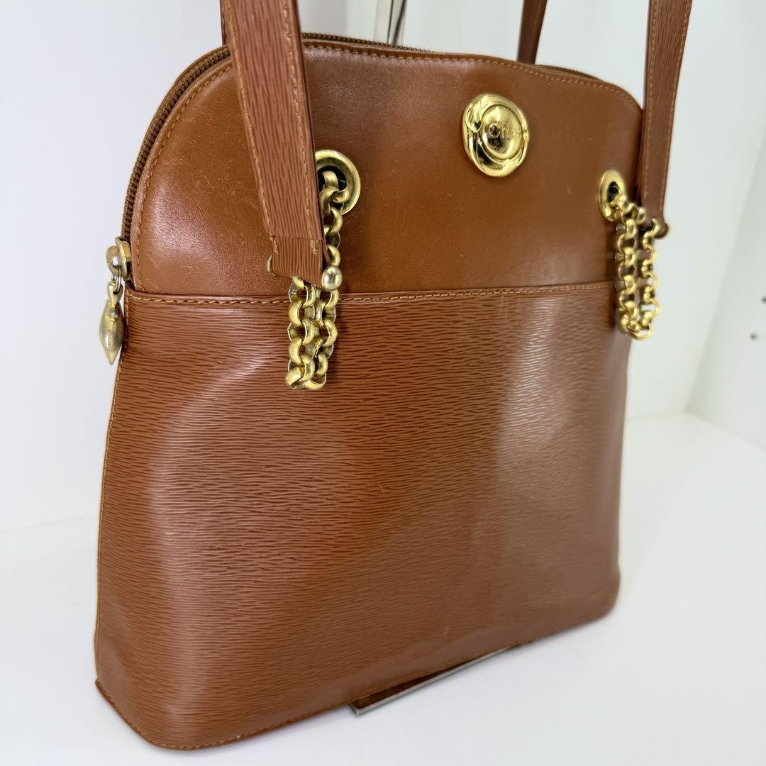 Chloe Hand Bag Tote Purse Leather Brown Authentic
