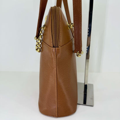 Chloe Hand Bag Tote Purse Leather Brown Authentic