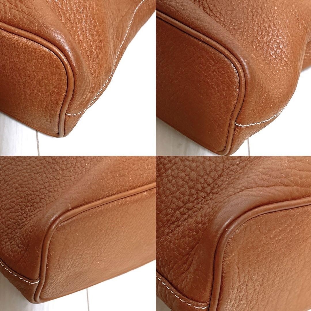 BURBERRYS Hand Bag Tote Purse Nova Check Leather Camel Authentic