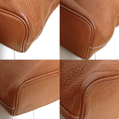 BURBERRYS Hand Bag Tote Purse Nova Check Leather Camel Authentic