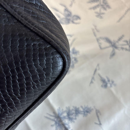 Longchamp Shoulder Bag Purse Black Authentic