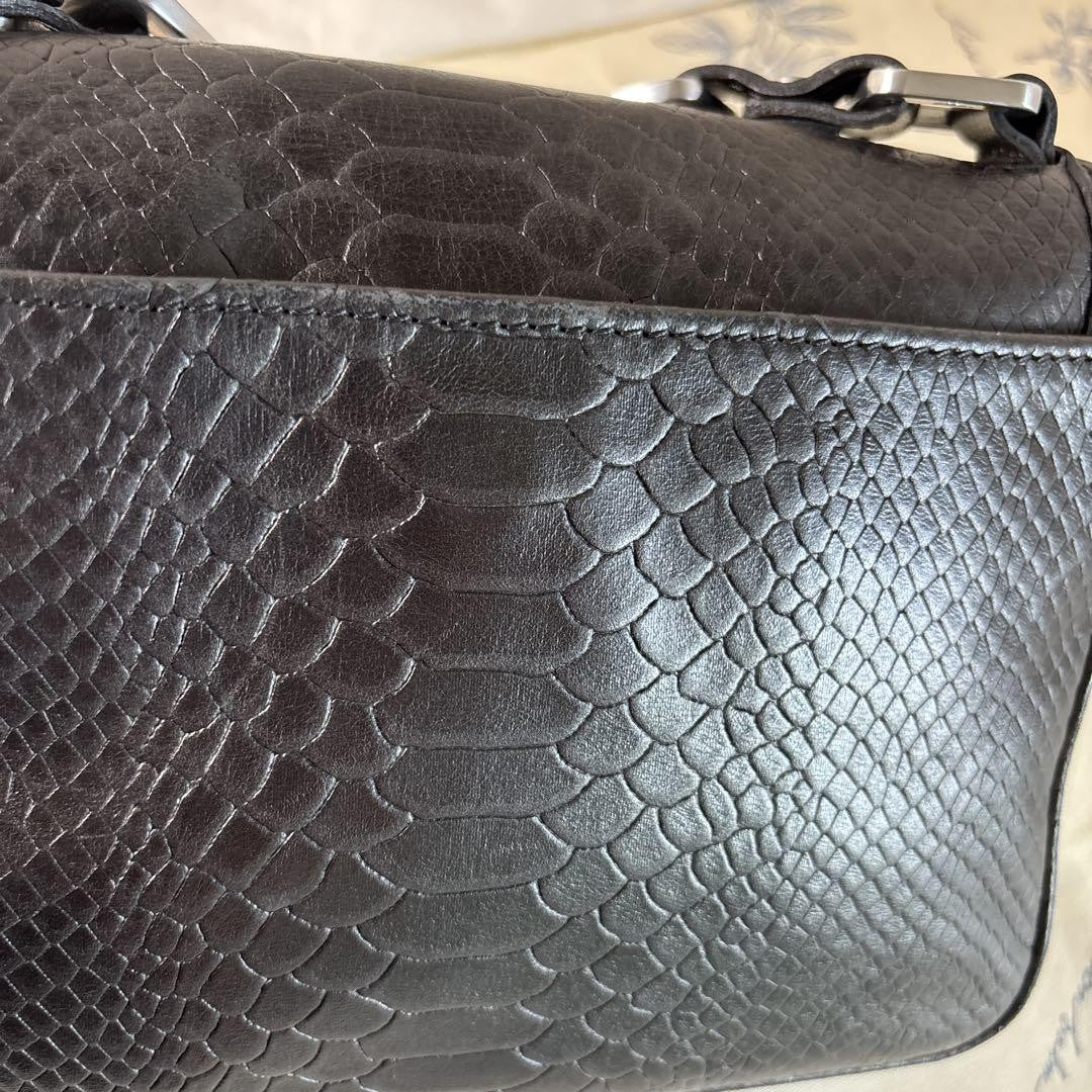 Longchamp Shoulder Bag Purse Black Authentic