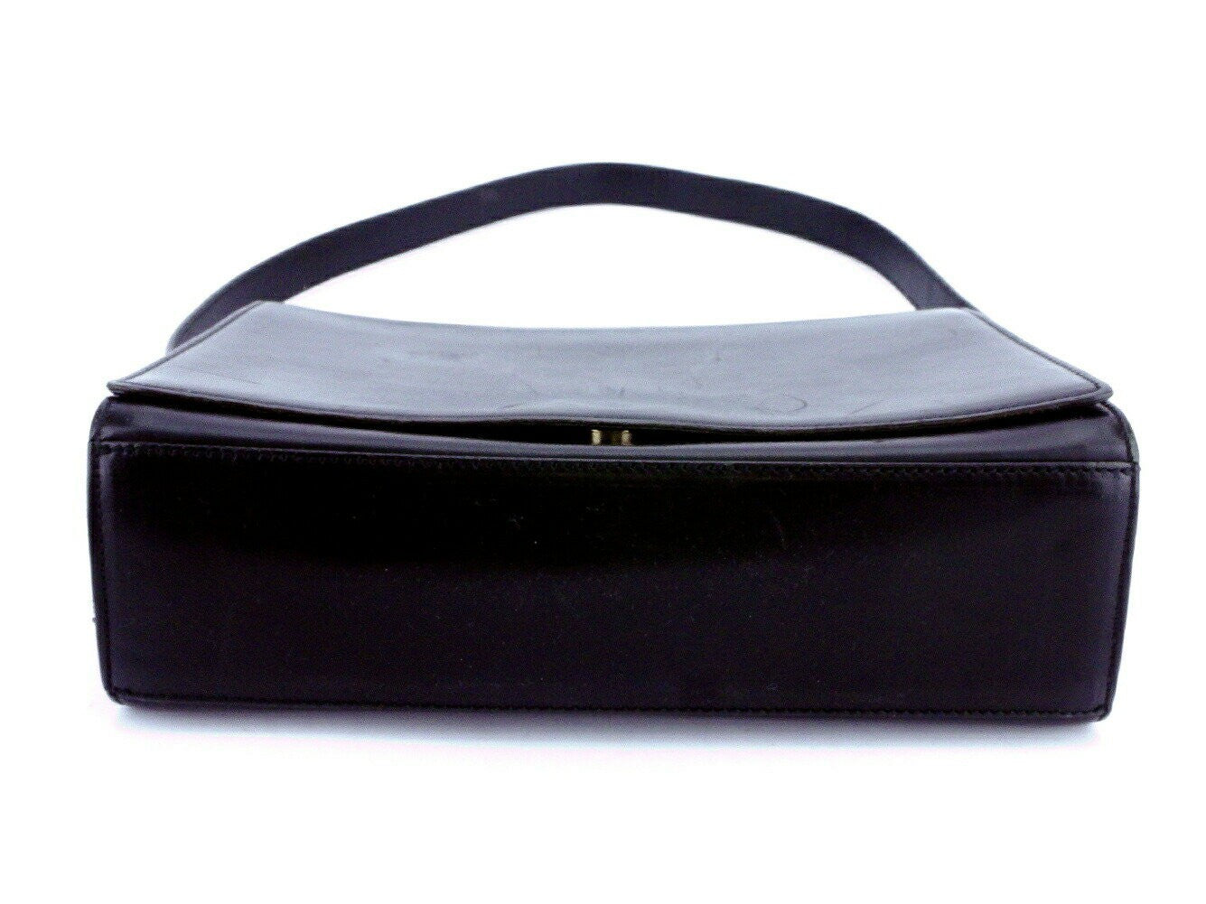 Valentino Garavani Shoulder Bag Purse Logo Black Authentic