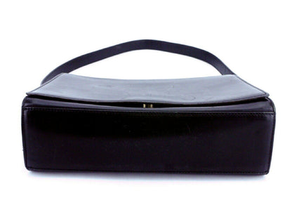 Valentino Garavani Shoulder Bag Purse Logo Black Authentic