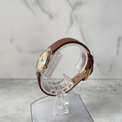 GUCCI Quartz Watch Wristwatch Gold Women's Authentic