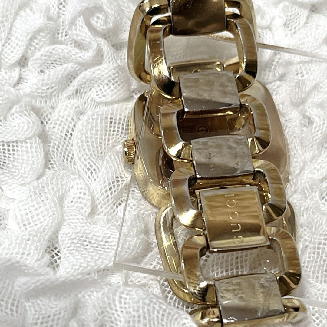 GUCCI Quartz Watch Wristwatch Gold Women's Authentic